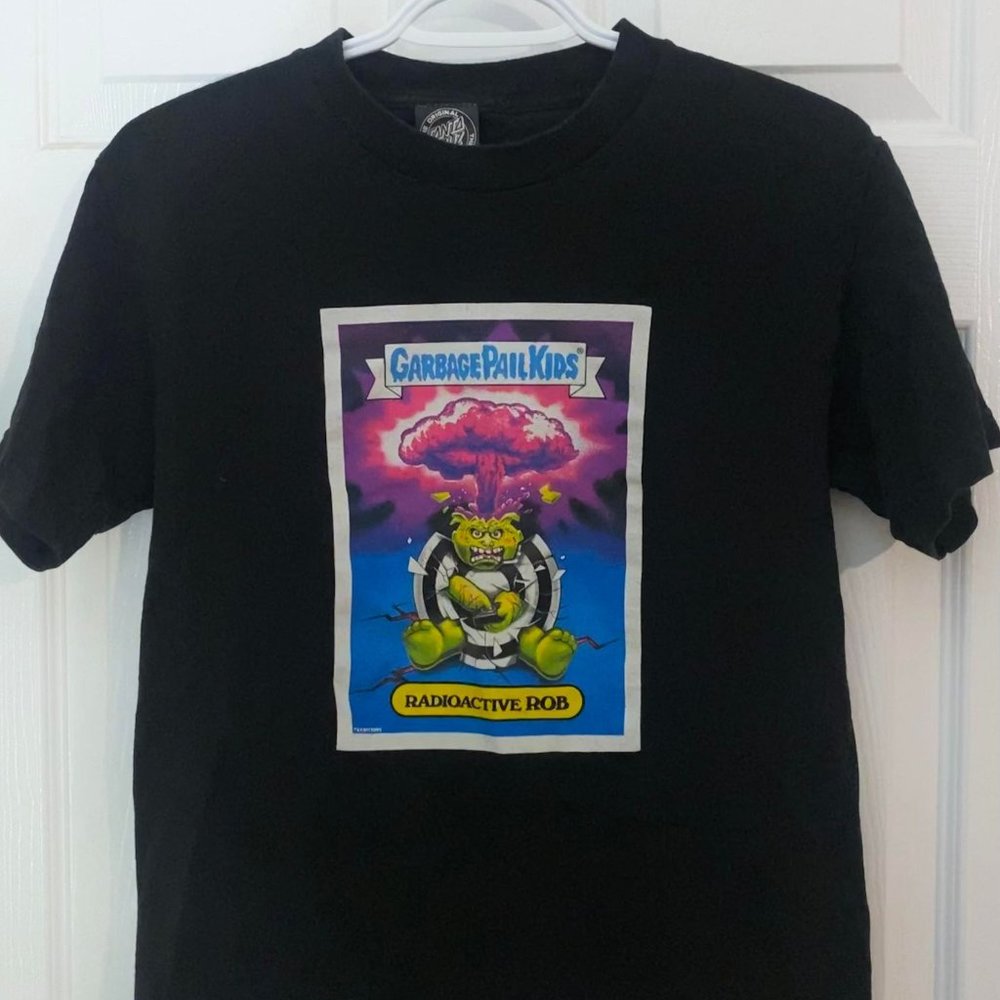 Vintage Santa Cruz Garbage Pail Kids T-Shirt- Radioactive Rob- Size Men's Small